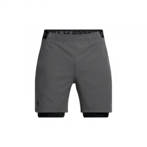 Pánske tréningové kraťasy UNDER ARMOUR UA Vanish Woven 2in1 Sts-GRY