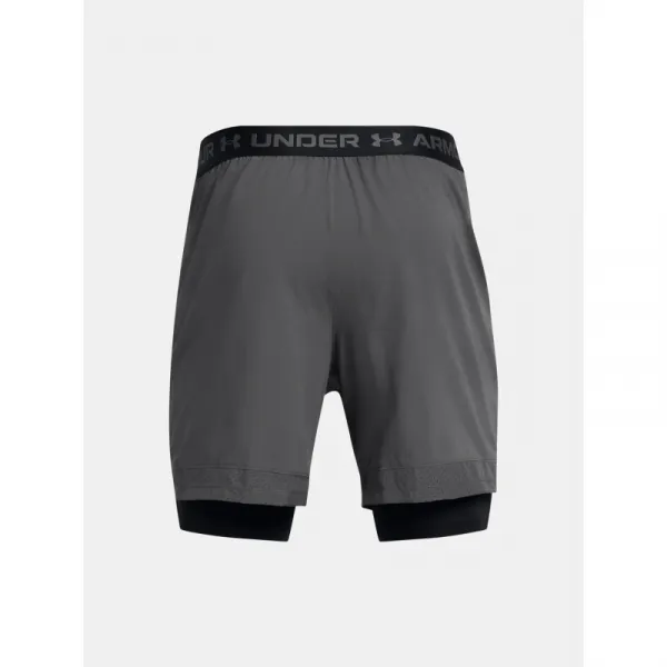 Pánske tréningové kraťasy UNDER ARMOUR UA Vanish Woven 2in1 Sts-GRY