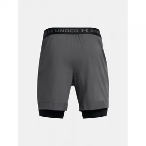 Pánske tréningové kraťasy UNDER ARMOUR UA Vanish Woven 2in1 Sts-GRY