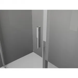 MEXEN - Exo sprchové dvere krídlové 80, transparent, chróm 817-080-000-01-00