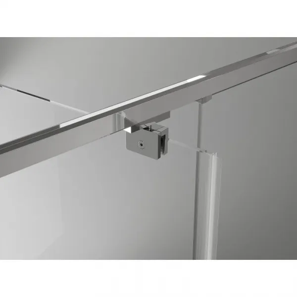 MEXEN - Exo sprchové dvere krídlové 155, transparent, chróm 819-155-000-01-00