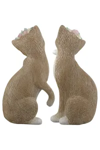 Gilde Dekorační figurky Kočka Nala, sedící, sada 2 ks