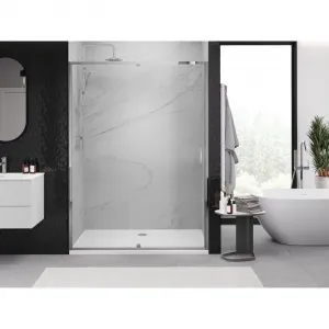 MEXEN - Exo sprchové dvere krídlové 155, transparent, chróm 819-155-000-01-00
