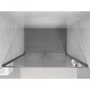 MEXEN - Exo sprchové dvere krídlové 155, transparent, chróm 819-155-000-01-00