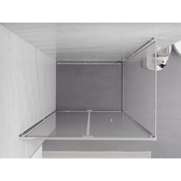 MEXEN/S - Exo sprchovací kút skladacie dvere 70 x 95, transparent, chróm 816-070-095-01-00