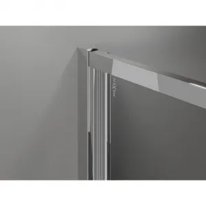 MEXEN - Exo skladacie sprchové dvere 75, transparent, chróm 816-075-000-01-00