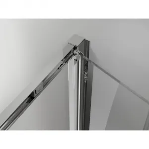 MEXEN/S - Exo sprchovací kút skladacie dvere 70 x 70, transparent, chróm 816-070-070-01-00