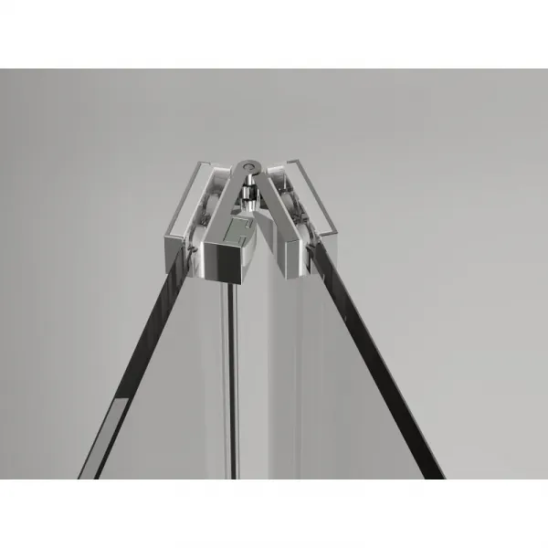 MEXEN - Exo skladacie sprchové dvere 75, transparent, chróm 816-075-000-01-00