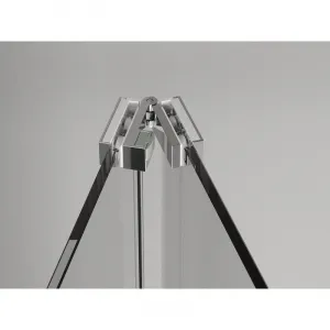 MEXEN - Exo skladacie sprchové dvere 75, transparent, chróm 816-075-000-01-00