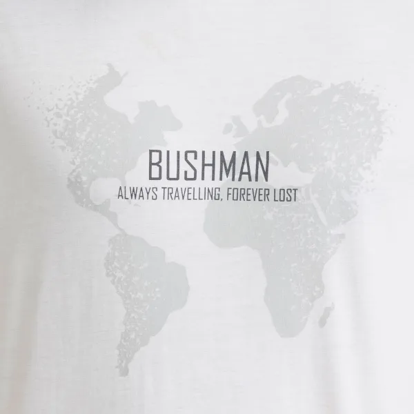 Bushman Pánske tričko Yatto, biele M