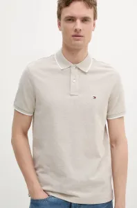Tommy Hilfiger polo tričko pánske s prímesou ľanu
