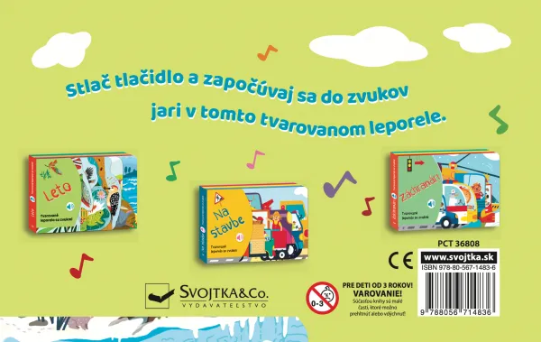 Tvarované leporelo so zvukmi - Jar