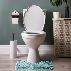 AmeliaHome Súprava kúpeľňových kobercov Bati svetlo modrá, veľkosť 50x80+40x50