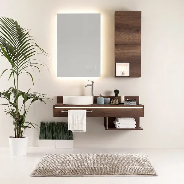 3kraft Kúpeľňový koberec Bati cappuccino, veľkosť 70x120