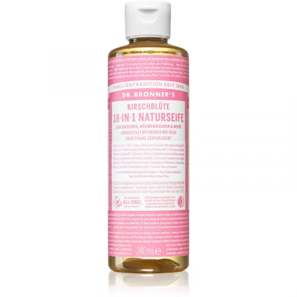 Dr. Bronner’s Cherry Blossom 18-in-1 Liquid Soap tekuté univerzálne mydlo 240 ml