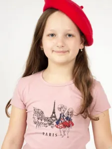 Dievčenské tričko PARIS s krátkym rukávom