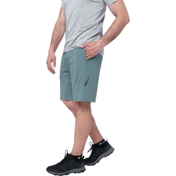 Fitforce MOLINO Pánske fitness šortky, sivá, veľkosť
