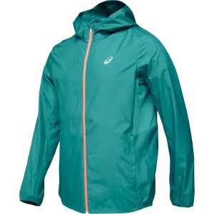 ASICS CORE JACKET Pánska bežecká bunda, tmavo zelená, veľkosť