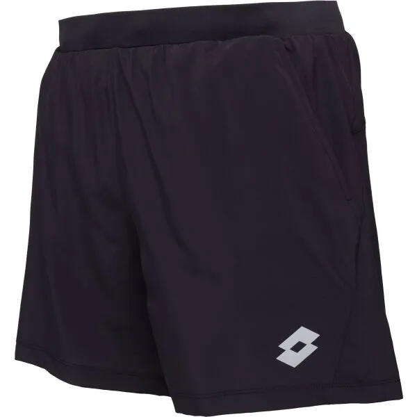 Lotto RUNNING SHORTS Pánske krátke nohavice na behanie, čierna, veľkosť