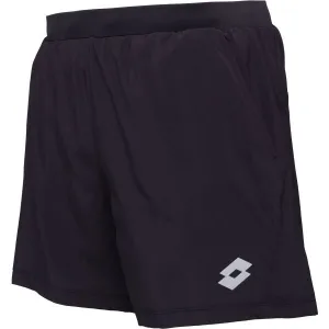 Lotto RUNNING SHORTS Pánske krátke nohavice na behanie, čierna, veľkosť