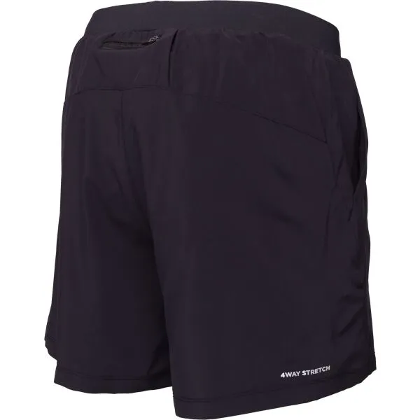 Lotto RUNNING SHORTS Pánske krátke nohavice na behanie, čierna, veľkosť