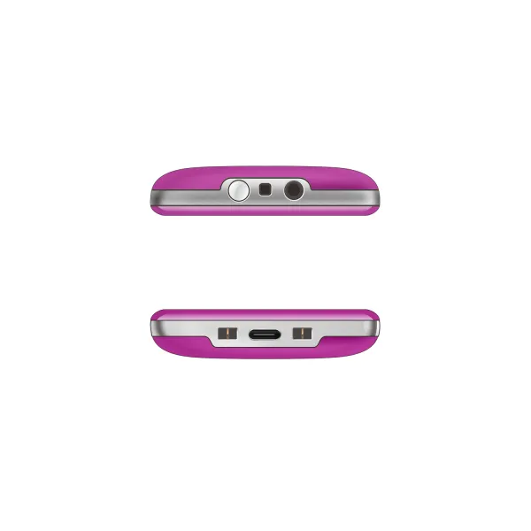 EVOLVEO EasyPhone XR, mobilní telefon pro seniory s nabíjecím stojánkem, růžový