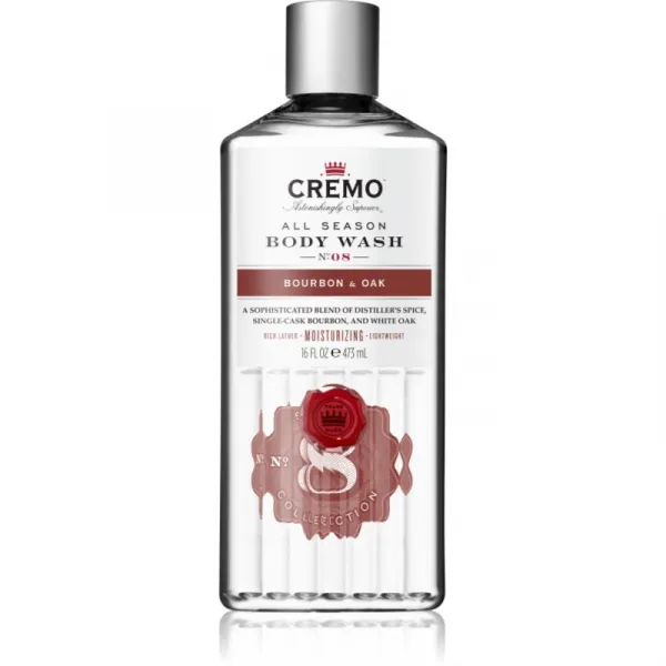 Cremo Bourbon & Oak sprchový gél pre mužov 473 ml