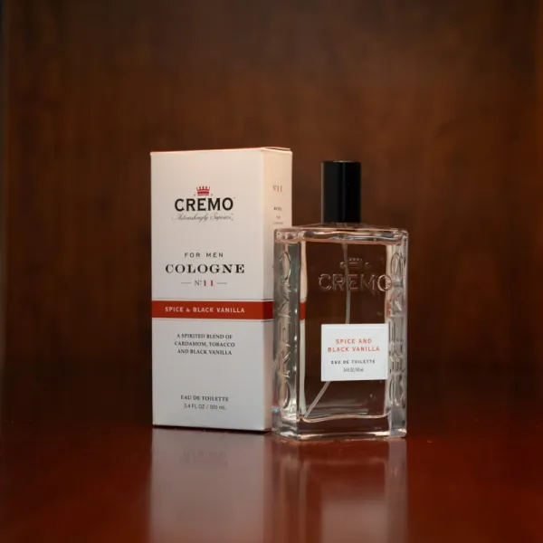 Cremo Spice & Black Vanilla Spray Cologne kolínska voda pre mužov 100 ml