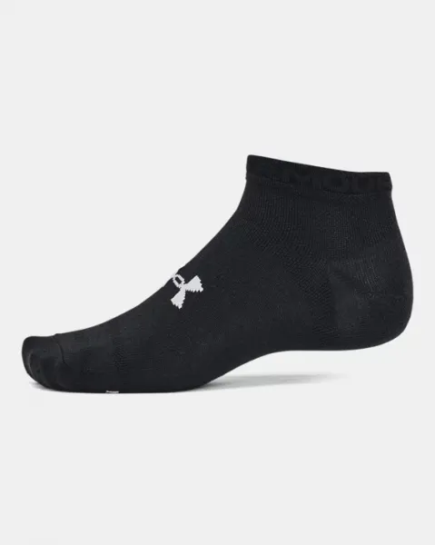 Under Armour ESSENTIAL 6PK LOW Unisex ponožky, čierna, veľkosť