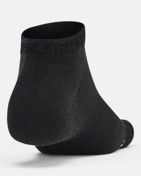 Under Armour ESSENTIAL 6PK LOW Unisex ponožky, čierna, veľkosť