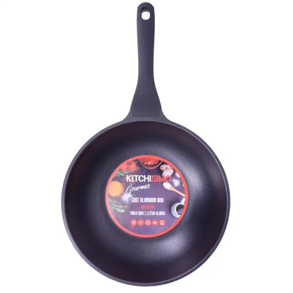 Panvica WOK KITCHISIMO Gourmet 28cm nepriľnavý povrch