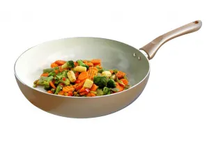 Panvica Wok Toro Champagne - keramický povrch