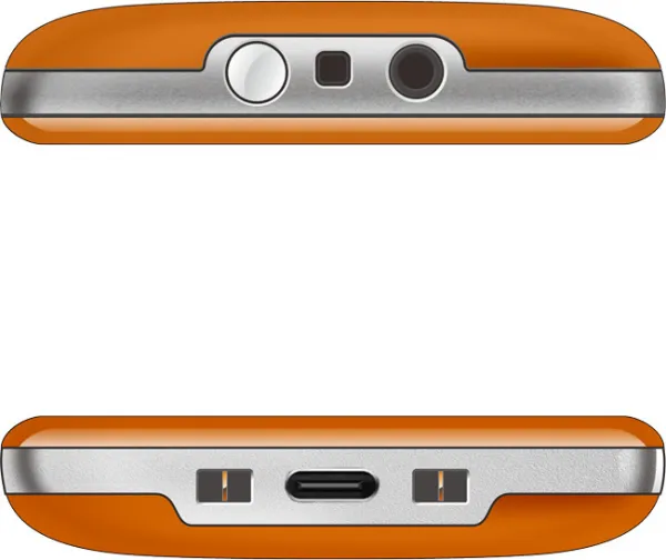 EVOLVEO EasyPhone XR, mobilný telefón pre seniorov s nabíjacím stojanom, oranžový