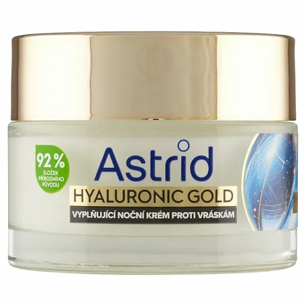 Astrid Hyaluronic Gold vyplňujúci nočný krém proti vráskam 50 ml 1ks