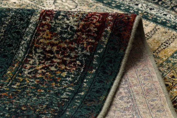 Koberec OMEGA MAMLUK Vintage rozeta, smaragd