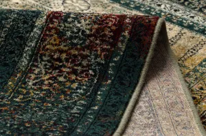 Koberec OMEGA MAMLUK Vintage rozeta, smaragd