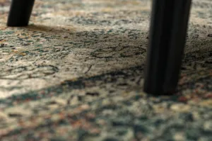 Koberec OMEGA MAMLUK Vintage rozeta, smaragd