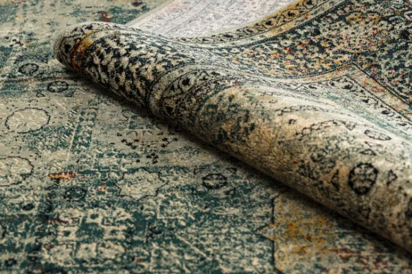 Koberec OMEGA MAMLUK Vintage rozeta, smaragd