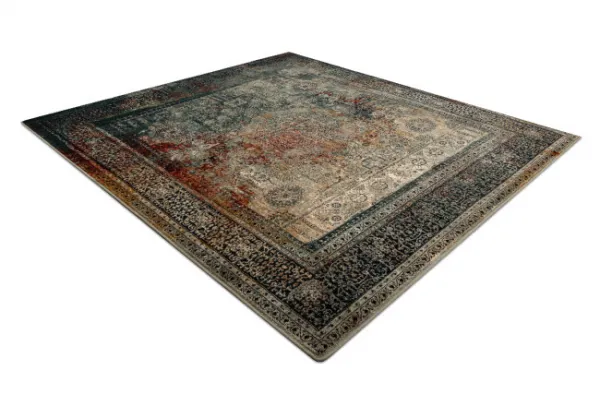 Koberec OMEGA MAMLUK Vintage rozeta, smaragd
