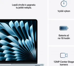 MacBook Air 13" Apple M4 10C CPU 10C GPU 24GB 512GB Nebeský modrý SK, MC6V4SL/A