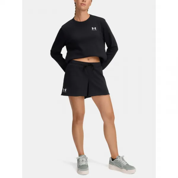 Dámske teplákové kraťasy UNDER ARMOUR UA Rival Terry Short-BLK
