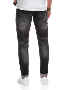 Trendy pohodlné džínsy čierne
