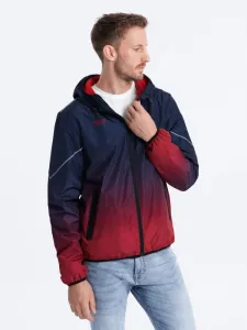 Prechodná športová bunda pre pánov - modrá