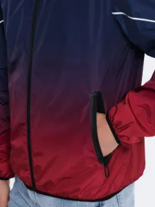 Prechodná športová bunda pre pánov - modrá