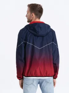 Prechodná športová bunda pre pánov - modrá