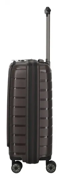 Palubný kufor na notebook Travelite Air Base 4w S Front pocket Coffee