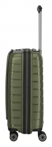 Palubný kufor na notebook Travelite Air Base 4w S Front pocket Olive