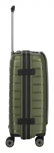 Palubný kufor na notebook Travelite Air Base 4w S Front pocket Olive