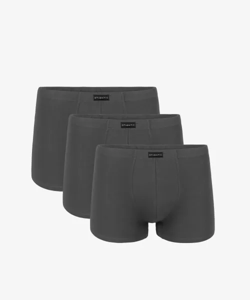 3-PACK pánske boxerky, grafitové