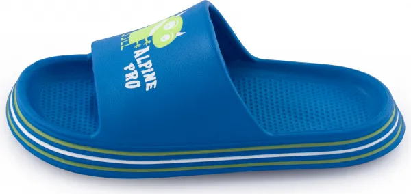ALPINE PRO LARINO Detské šľapky, modrá, veľkosť